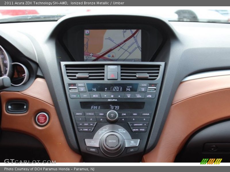 Controls of 2011 ZDX Technology SH-AWD