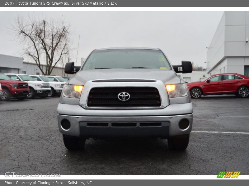 Silver Sky Metallic / Black 2007 Toyota Tundra SR5 CrewMax
