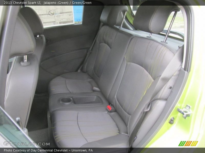 Jalapeno (Green) / Green/Green 2013 Chevrolet Spark LS