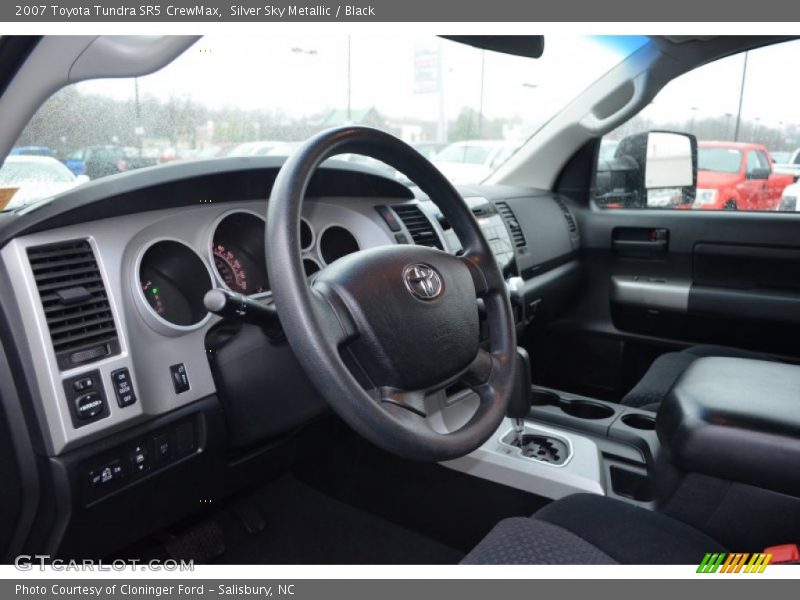 Silver Sky Metallic / Black 2007 Toyota Tundra SR5 CrewMax