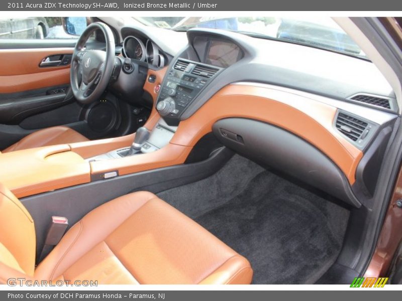 Dashboard of 2011 ZDX Technology SH-AWD
