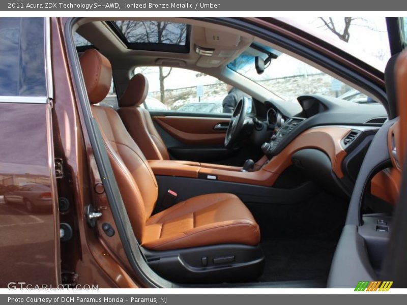 Front Seat of 2011 ZDX Technology SH-AWD