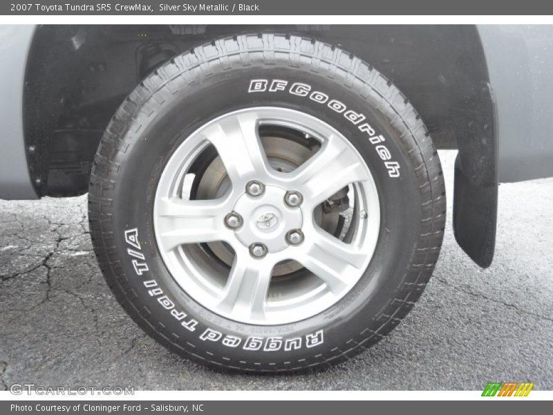 Silver Sky Metallic / Black 2007 Toyota Tundra SR5 CrewMax