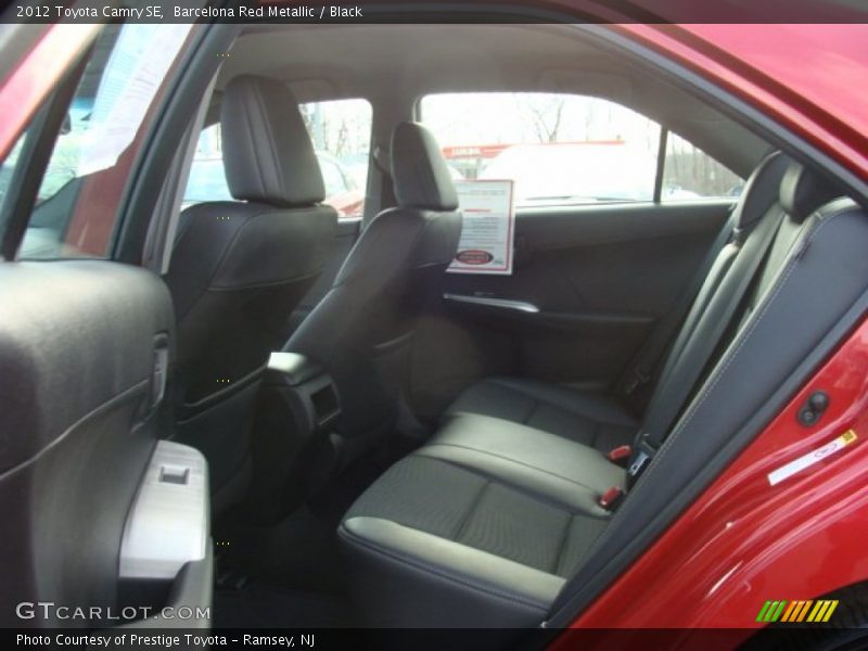 Barcelona Red Metallic / Black 2012 Toyota Camry SE