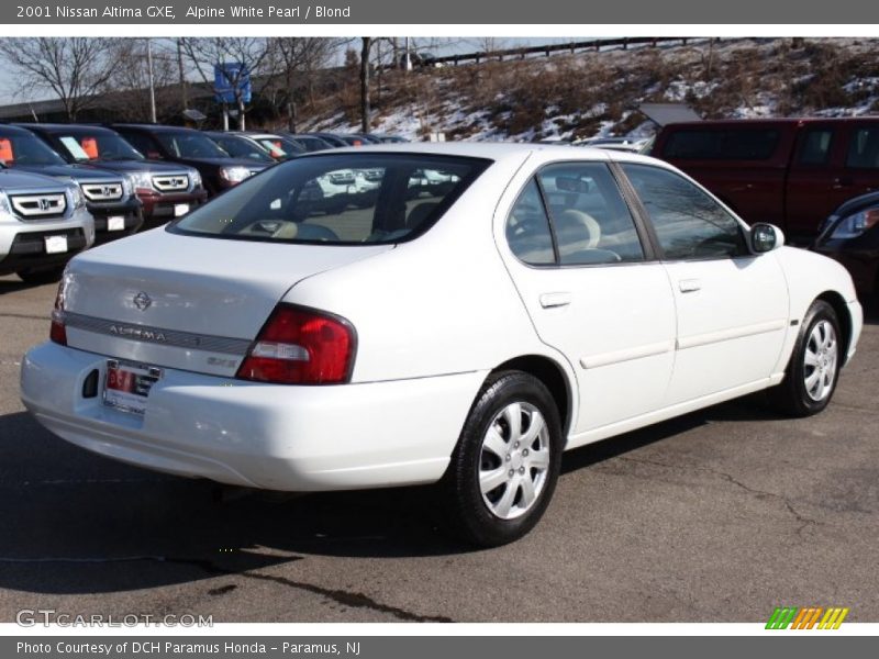 Alpine White Pearl / Blond 2001 Nissan Altima GXE