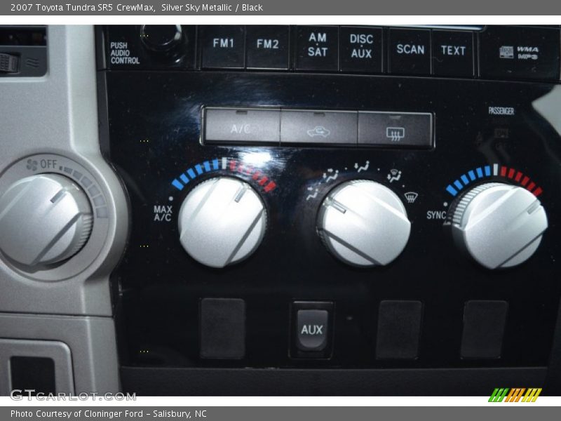 Silver Sky Metallic / Black 2007 Toyota Tundra SR5 CrewMax