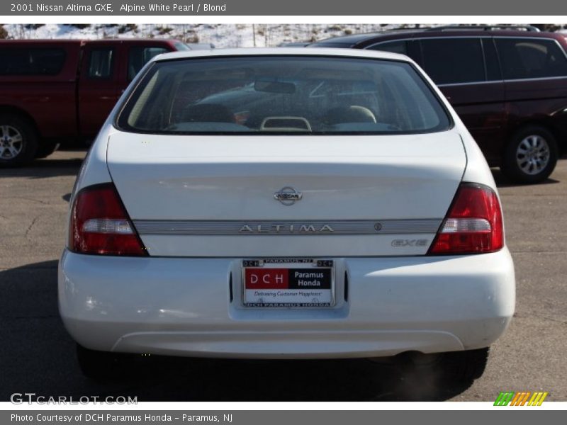 Alpine White Pearl / Blond 2001 Nissan Altima GXE
