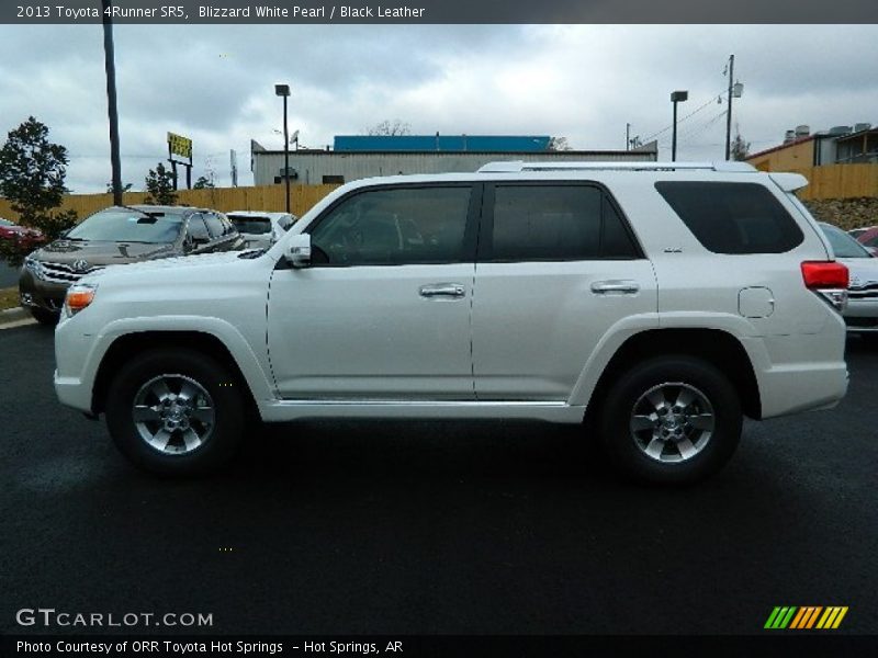 Blizzard White Pearl / Black Leather 2013 Toyota 4Runner SR5