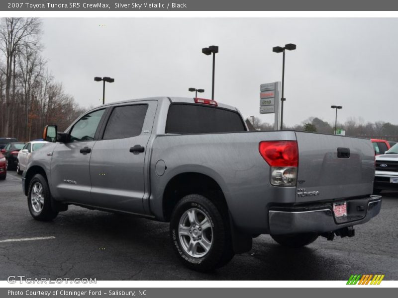 Silver Sky Metallic / Black 2007 Toyota Tundra SR5 CrewMax