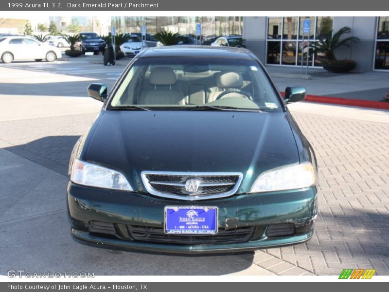 Dark Emerald Pearl / Parchment 1999 Acura TL 3.2