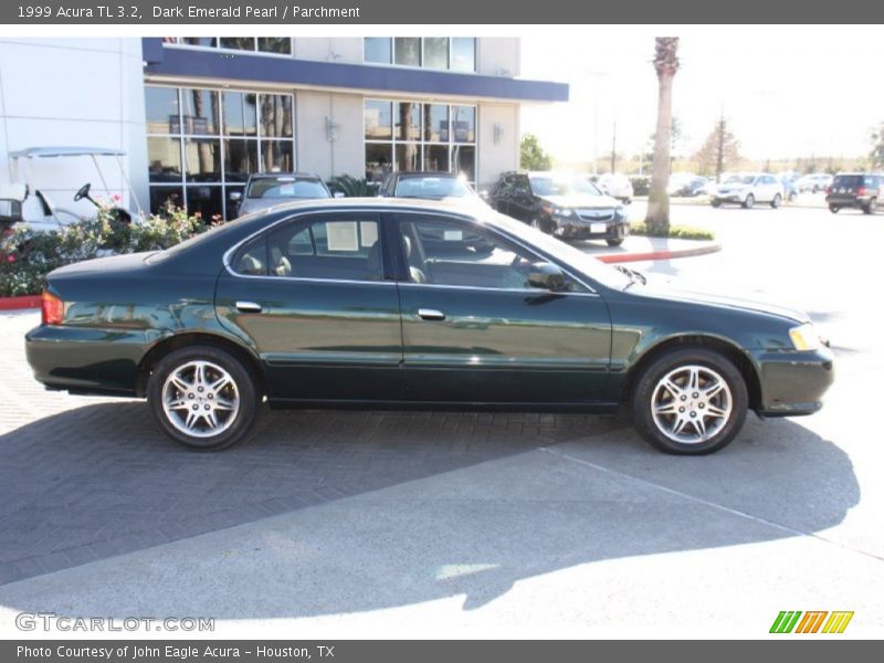 Dark Emerald Pearl / Parchment 1999 Acura TL 3.2