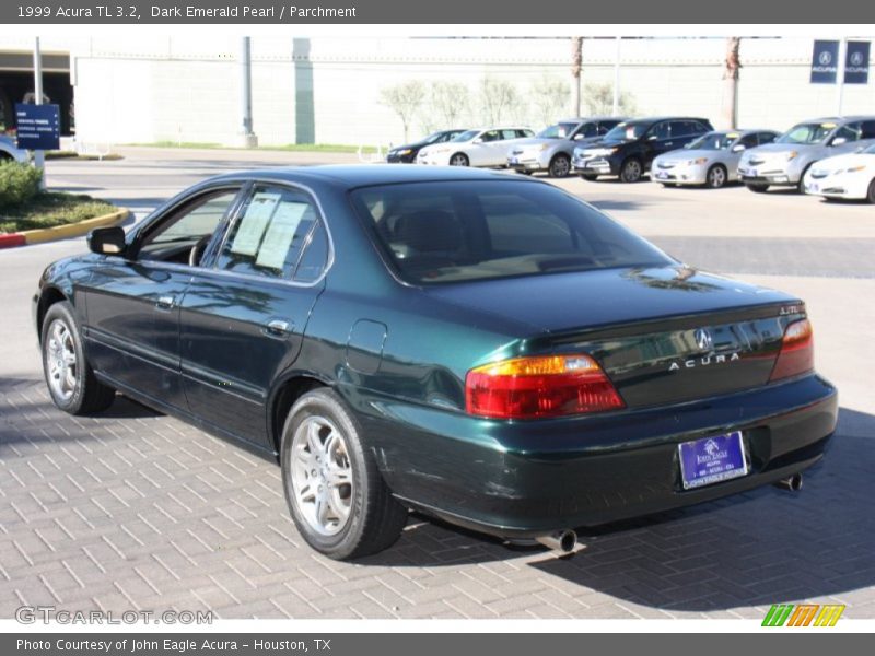 Dark Emerald Pearl / Parchment 1999 Acura TL 3.2