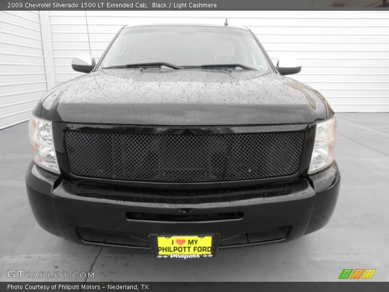 Black / Light Cashmere 2009 Chevrolet Silverado 1500 LT Extended Cab
