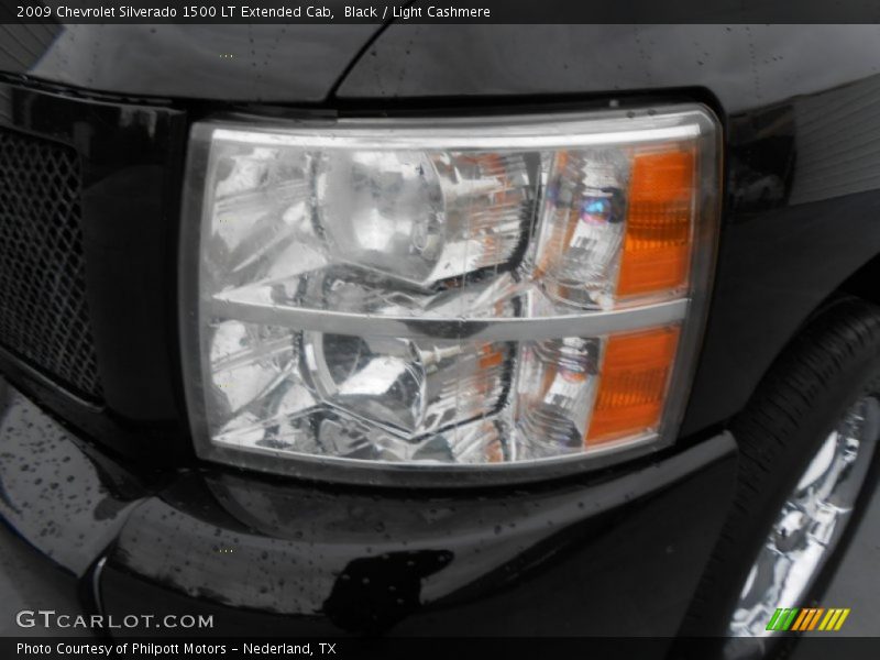 Black / Light Cashmere 2009 Chevrolet Silverado 1500 LT Extended Cab