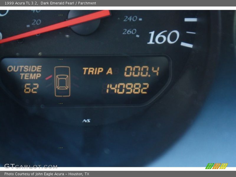 Dark Emerald Pearl / Parchment 1999 Acura TL 3.2