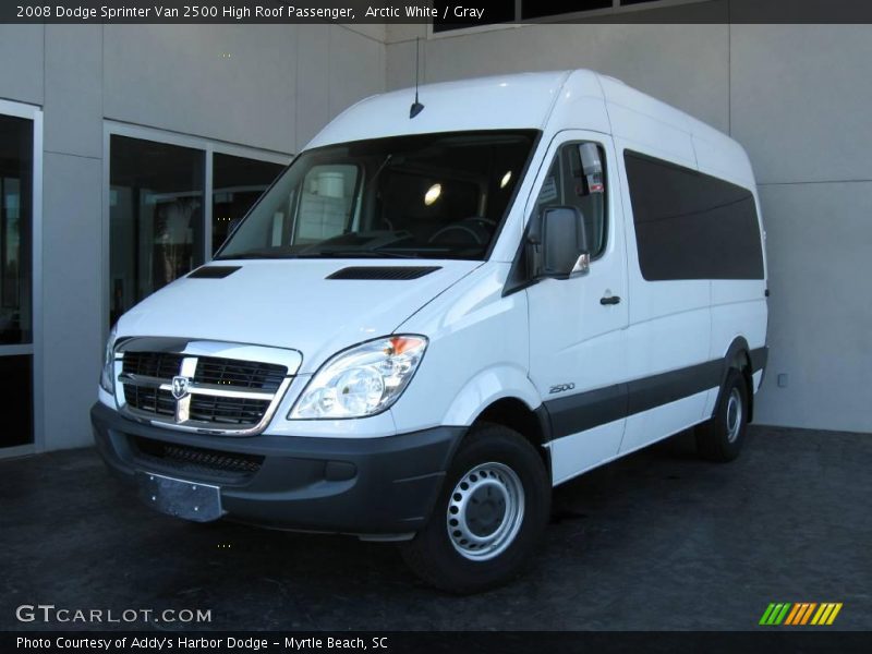 Arctic White / Gray 2008 Dodge Sprinter Van 2500 High Roof Passenger
