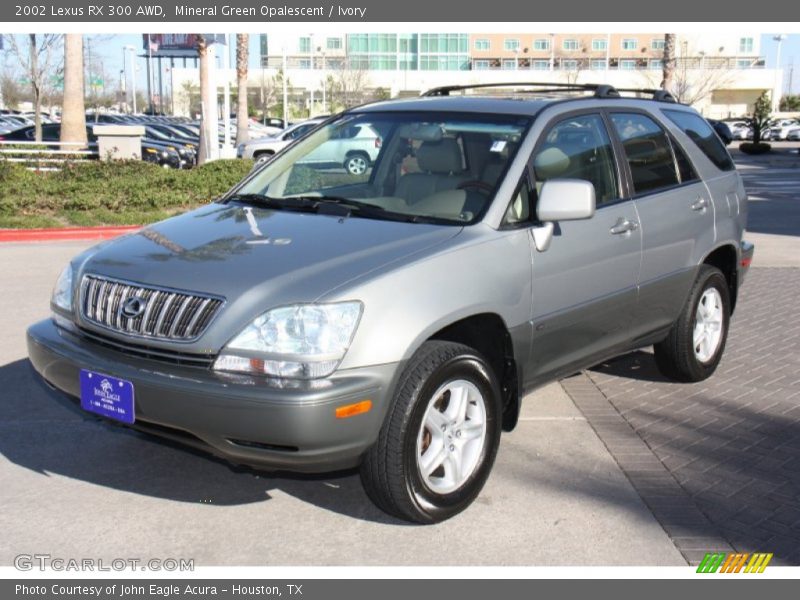 Mineral Green Opalescent / Ivory 2002 Lexus RX 300 AWD