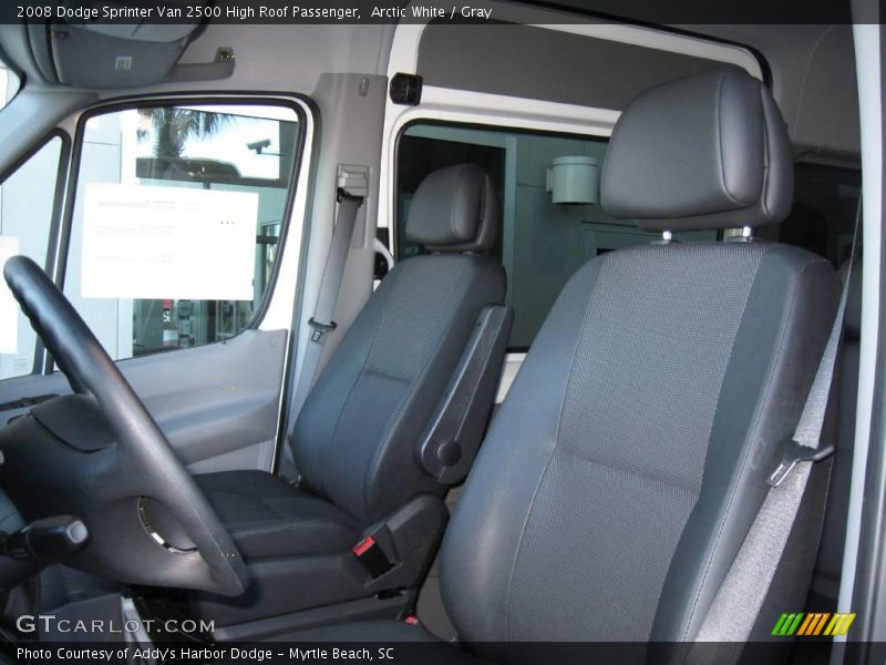 Arctic White / Gray 2008 Dodge Sprinter Van 2500 High Roof Passenger
