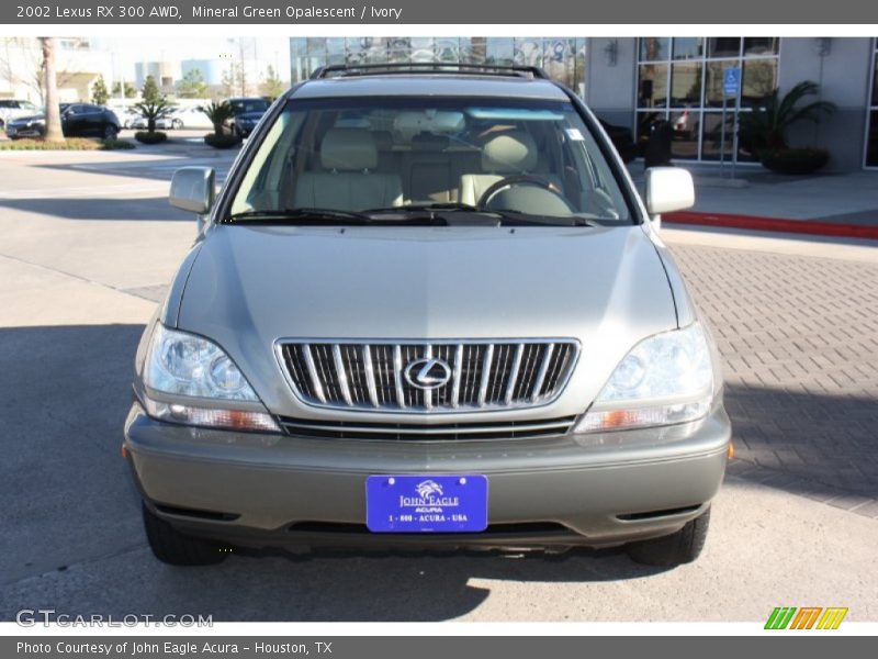 Mineral Green Opalescent / Ivory 2002 Lexus RX 300 AWD
