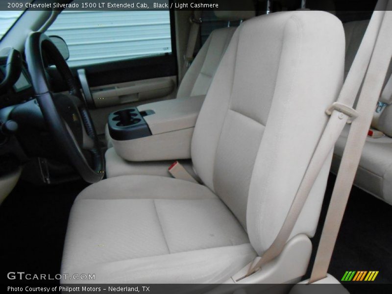 Black / Light Cashmere 2009 Chevrolet Silverado 1500 LT Extended Cab