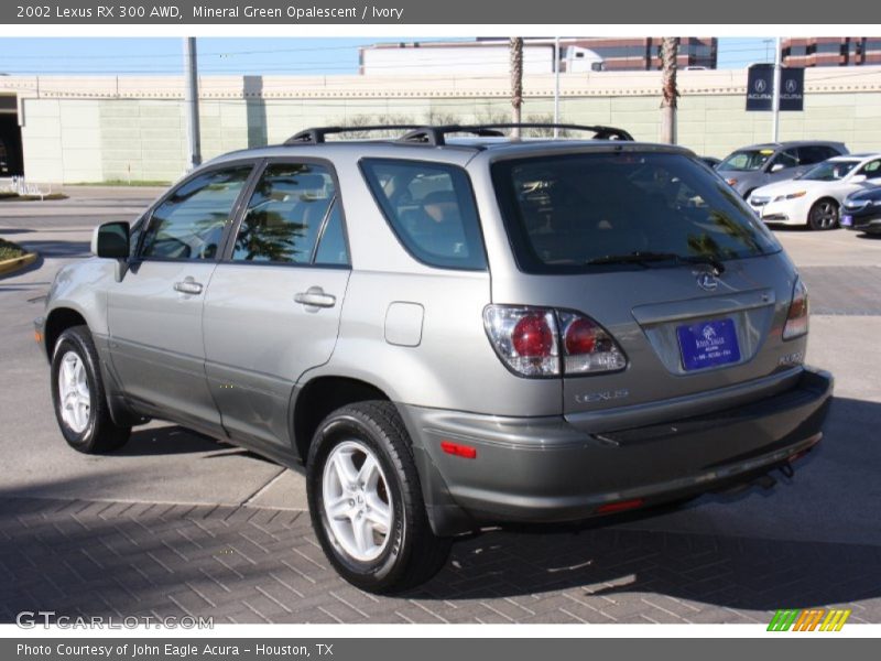 Mineral Green Opalescent / Ivory 2002 Lexus RX 300 AWD
