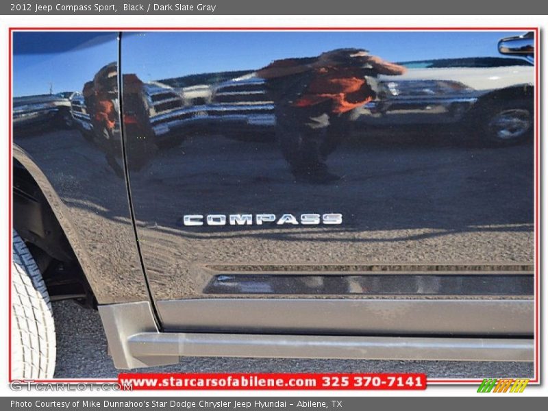 Black / Dark Slate Gray 2012 Jeep Compass Sport