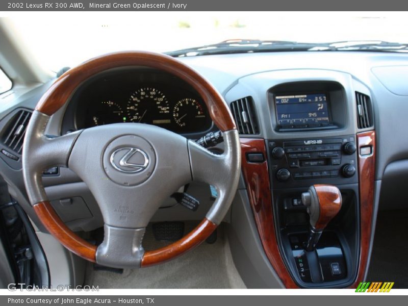 Mineral Green Opalescent / Ivory 2002 Lexus RX 300 AWD