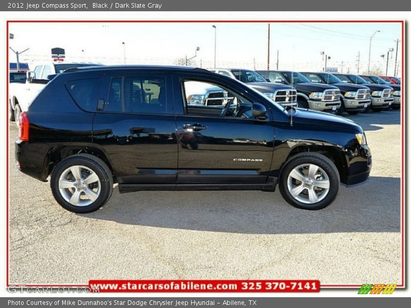 Black / Dark Slate Gray 2012 Jeep Compass Sport