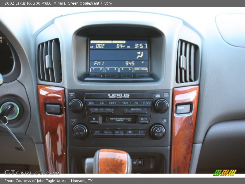 Mineral Green Opalescent / Ivory 2002 Lexus RX 300 AWD