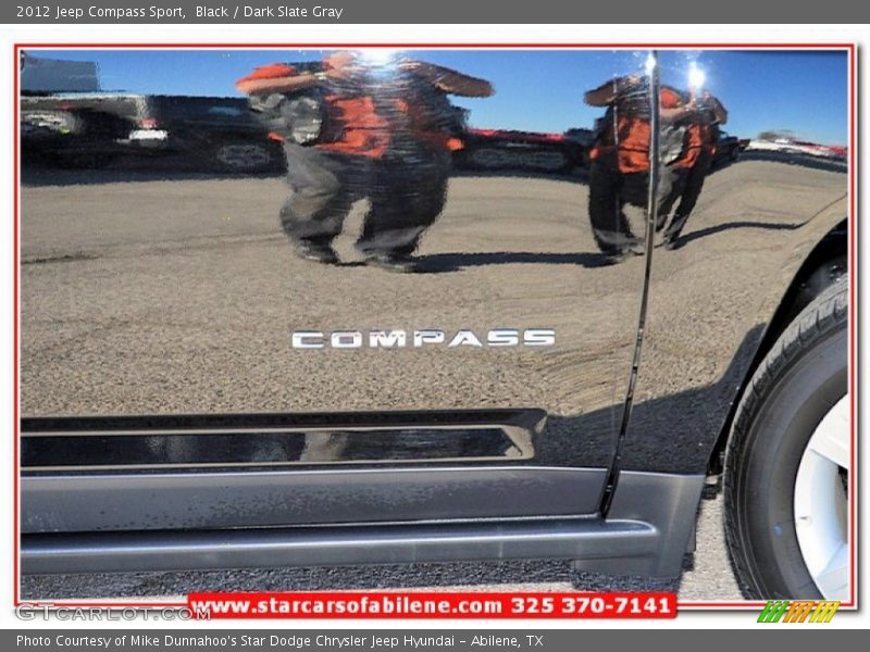 Black / Dark Slate Gray 2012 Jeep Compass Sport