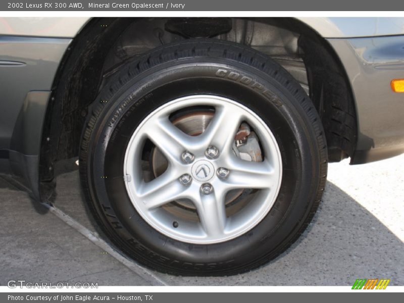 Mineral Green Opalescent / Ivory 2002 Lexus RX 300 AWD