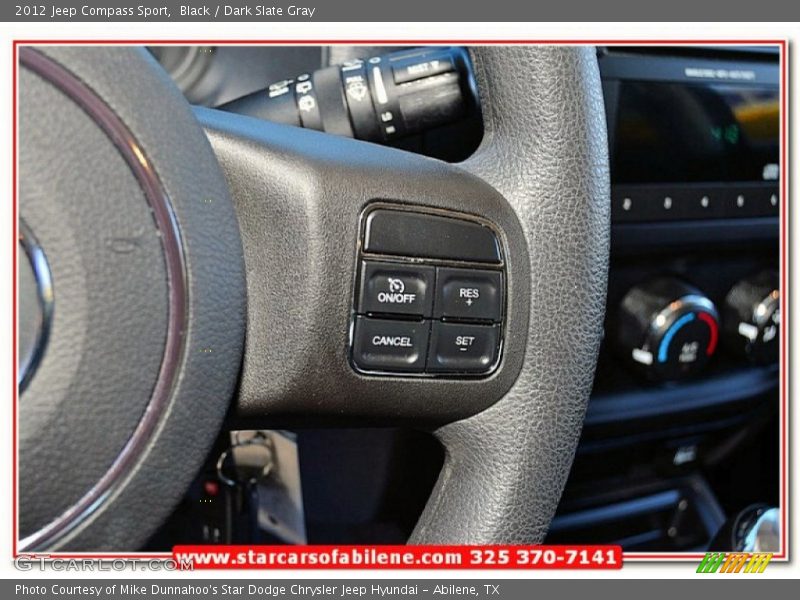 Black / Dark Slate Gray 2012 Jeep Compass Sport