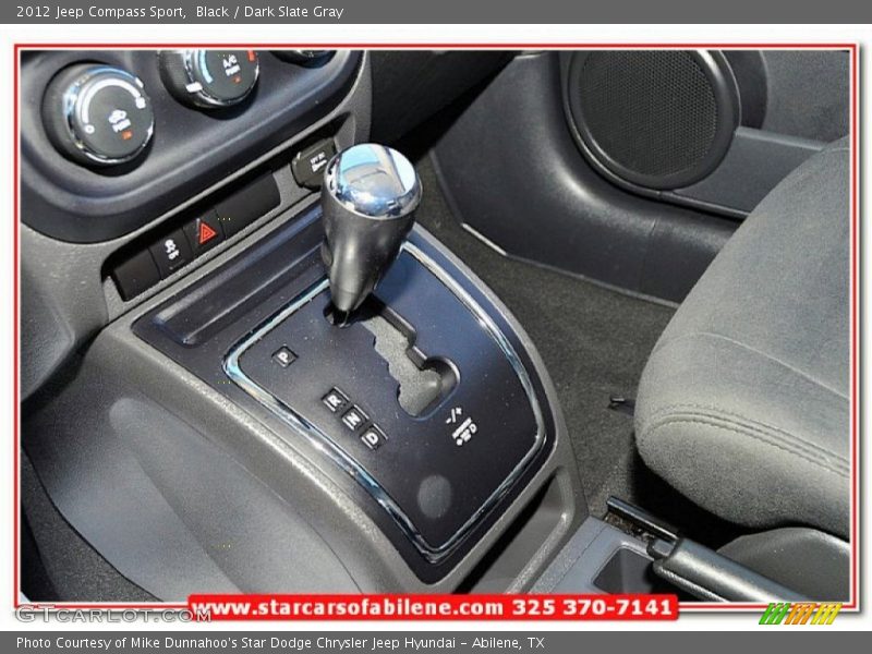Black / Dark Slate Gray 2012 Jeep Compass Sport