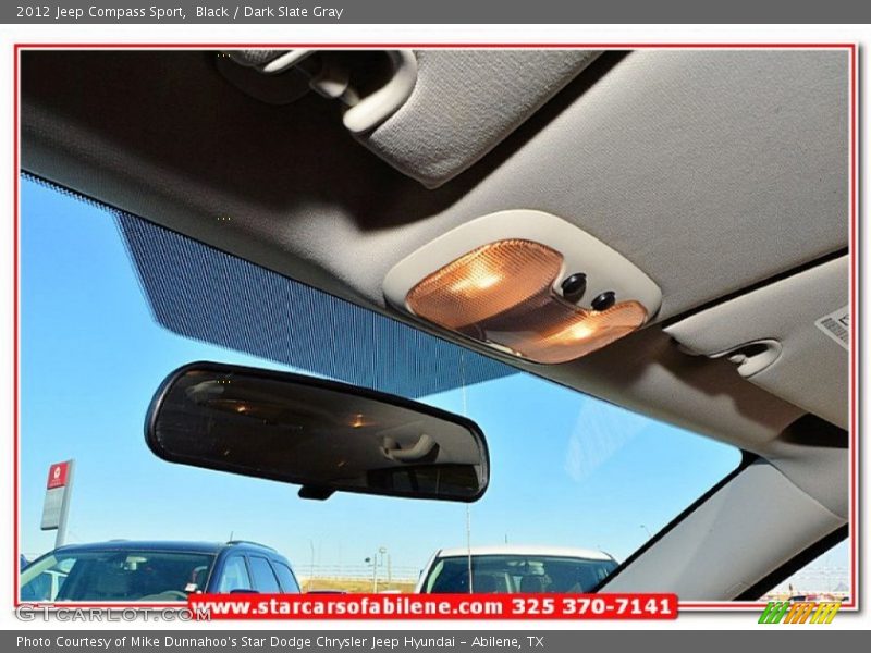 Black / Dark Slate Gray 2012 Jeep Compass Sport