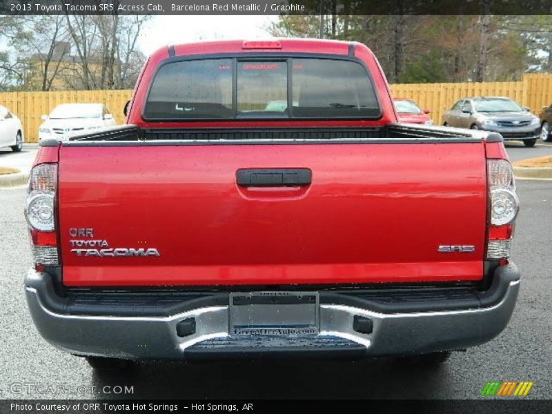 Barcelona Red Metallic / Graphite 2013 Toyota Tacoma SR5 Access Cab