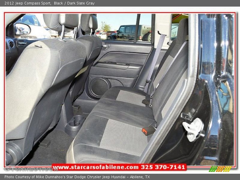 Black / Dark Slate Gray 2012 Jeep Compass Sport