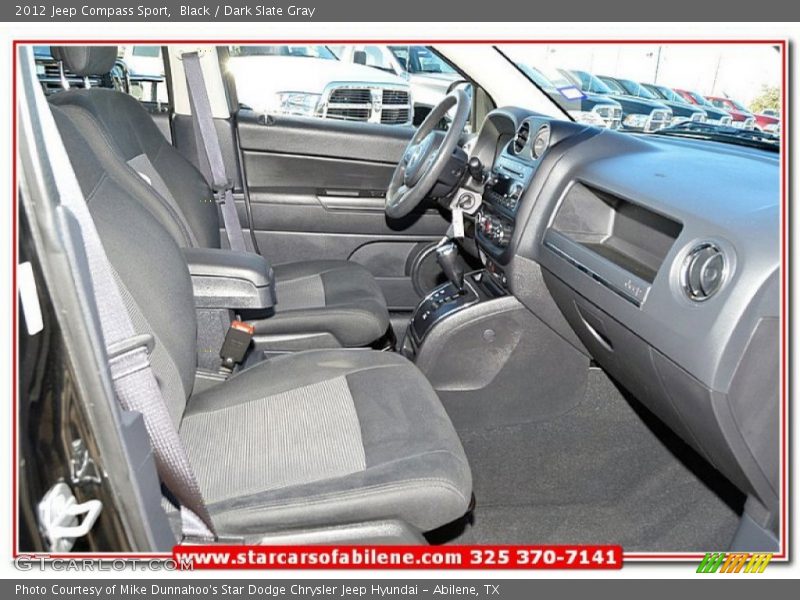 Black / Dark Slate Gray 2012 Jeep Compass Sport
