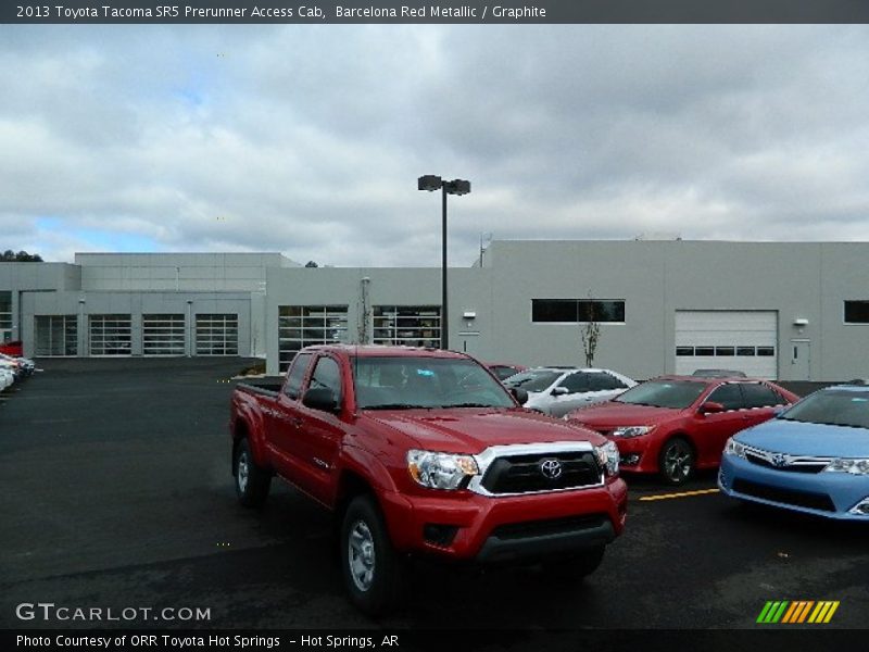 Barcelona Red Metallic / Graphite 2013 Toyota Tacoma SR5 Prerunner Access Cab