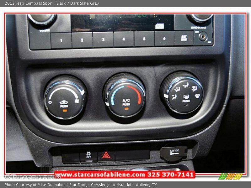 Black / Dark Slate Gray 2012 Jeep Compass Sport