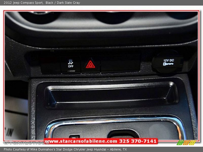 Black / Dark Slate Gray 2012 Jeep Compass Sport