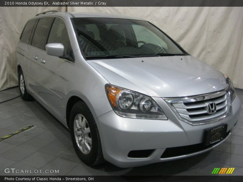 Alabaster Silver Metallic / Gray 2010 Honda Odyssey EX