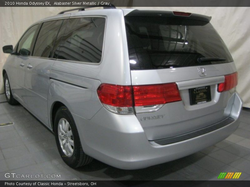 Alabaster Silver Metallic / Gray 2010 Honda Odyssey EX