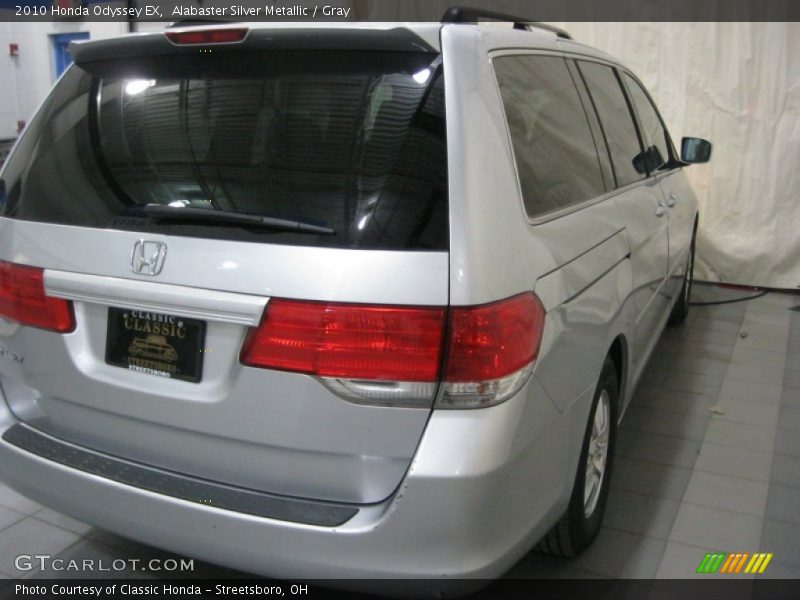 Alabaster Silver Metallic / Gray 2010 Honda Odyssey EX