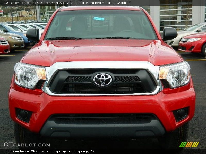 Barcelona Red Metallic / Graphite 2013 Toyota Tacoma SR5 Prerunner Access Cab