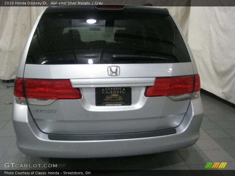 Alabaster Silver Metallic / Gray 2010 Honda Odyssey EX