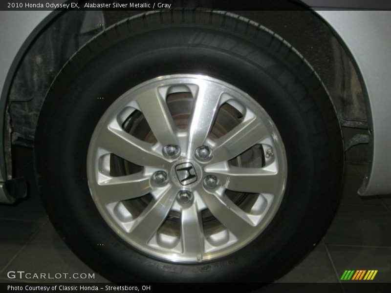 Alabaster Silver Metallic / Gray 2010 Honda Odyssey EX