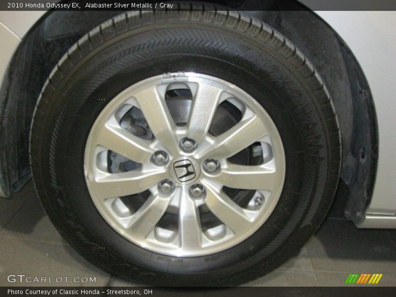 Alabaster Silver Metallic / Gray 2010 Honda Odyssey EX