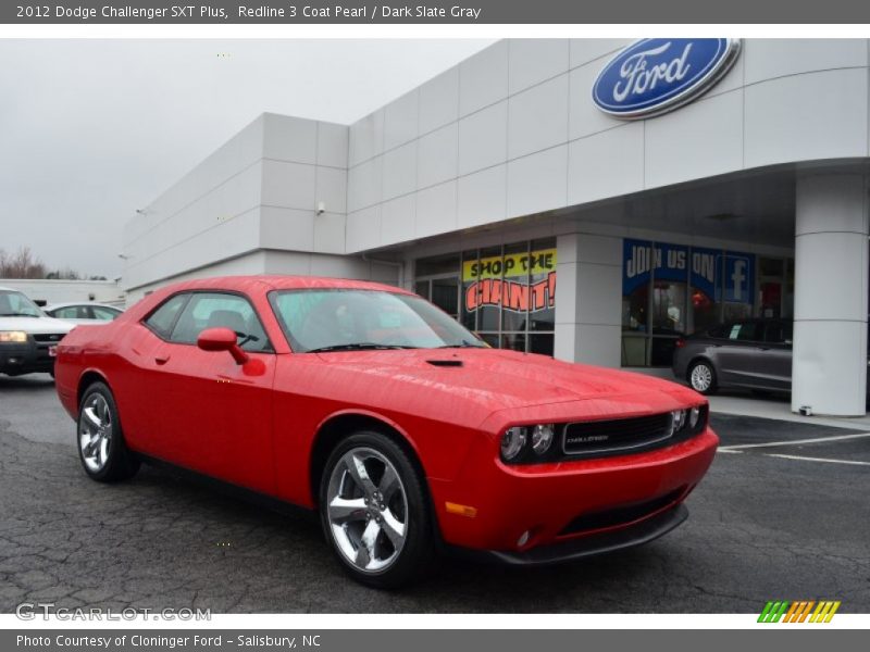 Redline 3 Coat Pearl / Dark Slate Gray 2012 Dodge Challenger SXT Plus