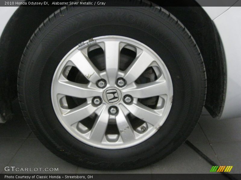 Alabaster Silver Metallic / Gray 2010 Honda Odyssey EX
