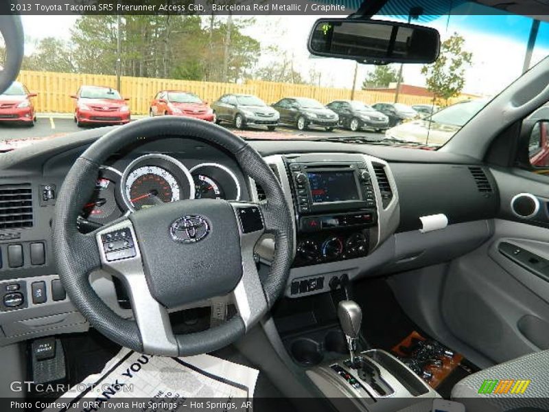 Barcelona Red Metallic / Graphite 2013 Toyota Tacoma SR5 Prerunner Access Cab